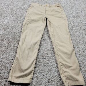 Lauren Ralph Lauren Pants Womens 4 Beige Black Label Ankle Tapered Chino Khaki